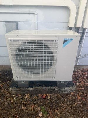 Daikin Heat Pump Cleaning & Maintenance - Daikin outdoor heat pump cleaned and serviced as part of routine maintenance to help maintain airflow and reliable heating and cooling. Daikin Heat Pump Cleaning & Maintenance - Daikin outdoor heat pump cleaned and serviced as part of routine maintenance to help maintain airflow and reliable heating and cooling.