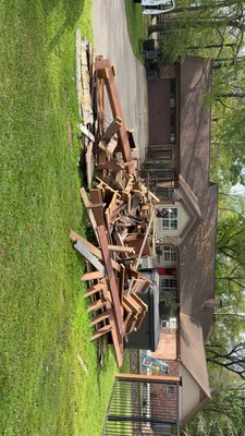 Clean up - Clean up and haul off!