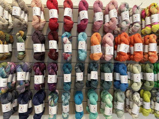 Dyed Yarn Specialty - We offer custom dyed yarn.