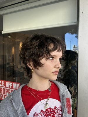 Short Haircut - Short hair is above the chin. This service includes and wash and style. Short Haircut - Short hair is above the chin. This service includes and wash and style.