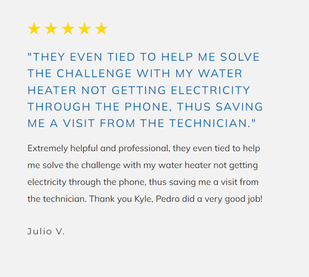 Testimonials - All Electric Services strives for customer satisfaction! We have many happy customers who would love to share their stories with you. Take a look and read all of our testimonials below. Testimonials - All Electric Services strives for customer satisfaction! We have many happy customers who would love to share their stories with you. Take a look and read all of our testimonials below.