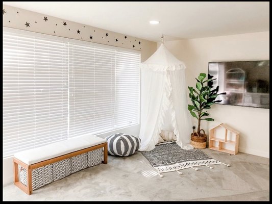 Playroom Organization - This client wanted a playroom that was fun and inviting. We gave them just that.