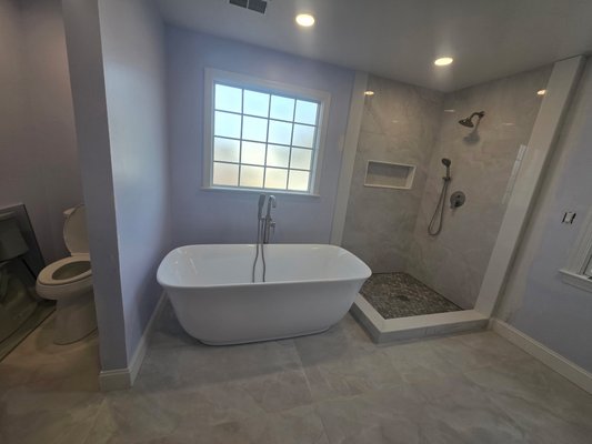 Bathroom Remodel - Remodeled Bathrooms with new tub, shower and flooring Bathroom Remodel - Remodeled Bathrooms with new tub, shower and flooring