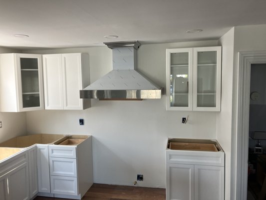 Kitchen remodel still under construction June 2025. Still waiting on things to come in but started what we could. - This is a repeat client that we have done 2 bathrooms for in the same home and now doing the kitchen. Will post more pics as soon as the rest of cabinets come in.