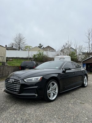 3 Year Ceramic Coating Applied To Audi A5 - We Ceramic Coated This Audi To Give It Incredible Gloss, Amazing Slickness, Self Cleaning Properties, & Uv Protection To Prevent Oxidation For Years!