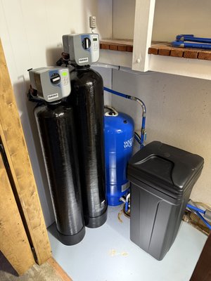 Arcadia Hard Water - This customer previously spent thousands adding on to a system from a big box store in hopes of resolving their well water issues including bad taste, smell, and iron stains. Central Water Solutions was able to provide the customer with the right equipment at a fraction of the price of the bigger companies.