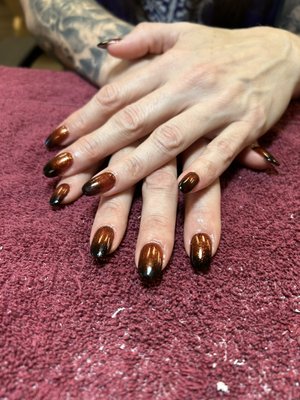Cat eye nails polish - Cat eye nails