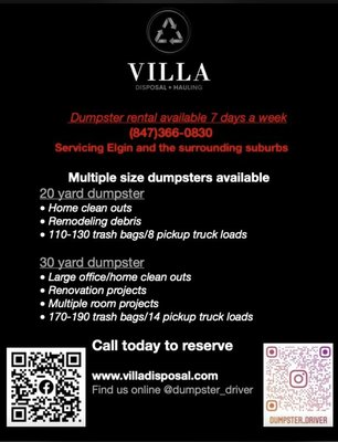How to choose the right dumpster for your project - Contact us today to discuss your project.  Big or small we can haul it all away with ease and convenience.