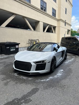 Audi R8 Detail Maintenance - Client called us to his apartment complex for a Platinum Detail on his Audi R8. This is a regular client who is always super satisfied with our recurring services. We keep him, and many more peoples vehicles well maintained on a recurring basis. Audi R8 Detail Maintenance - Client called us to his apartment complex for a Platinum Detail on his Audi R8. This is a regular client who is always super satisfied with our recurring services. We keep him, and many more peoples vehicles well maintained on a recurring basis.