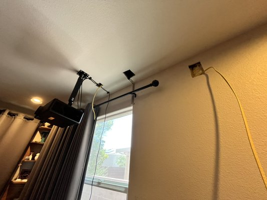 Projector install - Clean projector setup for a customer today.
Added a new ceiling receptacle by jumping off an existing outlet to power the projector cleanly and professionally. Installed a 2-gang setup with a Decora receptacle and HDMI pass-through plate so everything stays neat with no exposed cords running down the wall.
Small details like this make a huge difference in the finished look. Projector install - Clean projector setup for a customer today.
Added a new ceiling receptacle by jumping off an existing outlet to power the projector cleanly and professionally. Installed a 2-gang setup with a Decora receptacle and HDMI pass-through plate so everything stays neat with no exposed cords running down the wall.
Small details like this make a huge difference in the finished look.