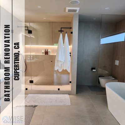 Bathroom Renovation | Cupertino, CA - We're so excited to share our latest remodel! By knocking down walls and opening up the space, we’ve turned this once-cramped bathroom into a spacious, serene oasis.
Our choice of neutral tones has created a calm, timeless aesthetic that makes the room feel even larger and more inviting. Bathroom Renovation | Cupertino, CA - We're so excited to share our latest remodel! By knocking down walls and opening up the space, we’ve turned this once-cramped bathroom into a spacious, serene oasis.
Our choice of neutral tones has created a calm, timeless aesthetic that makes the room feel even larger and more inviting.