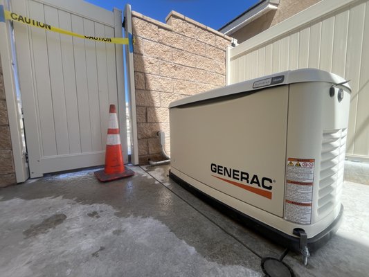 Generac Installation - Installed a standby Generac generator with automatic transfer switch. Don't be caught during a power outage without one! Generac Installation - Installed a standby Generac generator with automatic transfer switch. Don't be caught during a power outage without one!