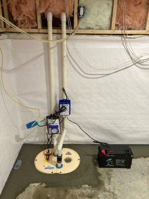 Basement Waterproofing - During heavy rain, this basement would seep from the seams. Rainy Day designed a long-term solution to control groundwater seepage and keep the basement dry all the time. Basement Waterproofing - During heavy rain, this basement would seep from the seams. Rainy Day designed a long-term solution to control groundwater seepage and keep the basement dry all the time.