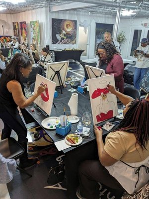 Paint and Sip - At Midtown Sip and Paint, we combine creativity, relaxation, and a fun social atmosphere to create an unforgettable paint and sip experience. Whether you're a seasoned artist or a first-timer, our friendly instructors guide you through the process of creating your own masterpiece. With a glass of wine or your favorite drink in hand, you’ll enjoy a night of laughter, artistic expression, and new connections.
Our studio offers a variety of themed events and private parties, including birthdays, corporate team-building, bridal showers, and more. Each session includes all necessary supplies, expert instruction, and the freedom to paint at your own pace. Join us for a laid-back yet inspiring evening where creativity flows as freely as the drinks!
Why Choose Us?
Relaxed & Fun Atmosphere: Perfect for beginners and experienced artists alike.
Perfect for Groups: Whether it’s a night out with friends, a date night, or a corporate event, we have a package for every occasion.
Local & Personalized: A cozy space with personalized events designed for our community.
Book your next event! Let’s get creative, have some fun, and enjoy a drink or two while we create art together. Paint and Sip - At Midtown Sip and Paint, we combine creativity, relaxation, and a fun social atmosphere to create an unforgettable paint and sip experience. Whether you're a seasoned artist or a first-timer, our friendly instructors guide you through the process of creating your own masterpiece. With a glass of wine or your favorite drink in hand, you’ll enjoy a night of laughter, artistic expression, and new connections.
Our studio offers a variety of themed events and private parties, including birthdays, corporate team-building, bridal showers, and more. Each session includes all necessary supplies, expert instruction, and the freedom to paint at your own pace. Join us for a laid-back yet inspiring evening where creativity flows as freely as the drinks!
Why Choose Us?
Relaxed & Fun Atmosphere: Perfect for beginners and experienced artists alike.
Perfect for Groups: Whether it’s a night out with friends, a date night, or a corporate event, we have a package for every occasion.
Local & Personalized: A cozy space with personalized events designed for our community.
Book your next event! Let’s get creative, have some fun, and enjoy a drink or two while we create art together.