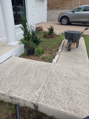 back yard - blackstar gravel