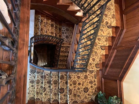 Custom Stair Runners - Creating custom carpet stair runners for your home or business is our specialty.

Why a Stair Runner?

A beautiful focal feature upon entering a home.
A safe alternative to slippery wooden stairs that create accidents.
Pulls the homes décor together, transitioning the lower level with the upper level.
Can reduce noise and echo’s that wooden floors can make.
Custom stair runners are not as expensive as you may think.
Coventry has installed hundreds of stair runners in Colorado on all types of staircases.
You walk into the front door of a home and immediately your eyes are drawn to the most beautiful stair runner you have ever seen…….

Stair runners don’t happen by chance.  They are often times referred to as “A work of Art. “ Custom stair runners are unique and can visually impact a home’s grand entrance or make a simple tasteful statement about the owners of the home.

Stair runners come in all shapes, sizes and budget’s, some have beautiful sweeping vines patterns which are elegant in traditional homes with curved stair cases. Others can be more geometric and contemporary and look stunning in a straight line staircase leading up.  Regardless of your taste, there are many options and varieties to choose from at our design center.  (by appt only)