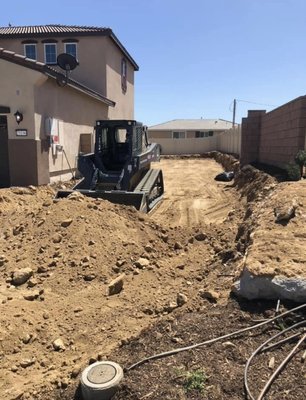 Heavy equipment! - With Landeros Elite Concrete we take care of our own excavating and grading. You can count on us for your next diet work project or demolition Heavy equipment! - With Landeros Elite Concrete we take care of our own excavating and grading. You can count on us for your next diet work project or demolition