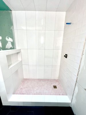 Bathroom Remodel - ✨ Another Bathroom Remodel Completed ✨
This project features:
🤍 White marble tiles on the walls and ceiling for a timeless, luxury feel
💗 A pink shower floor that makes the space truly unique
🖤 Sleek black tiles on the main floor for bold contrast
Our team loves creating designs that combine elegance with personality. If you’re thinking about remodeling your bathroom, let us help you bring your vision to life!
📞 Contact us today to start your project. Bathroom Remodel - ✨ Another Bathroom Remodel Completed ✨
This project features:
🤍 White marble tiles on the walls and ceiling for a timeless, luxury feel
💗 A pink shower floor that makes the space truly unique
🖤 Sleek black tiles on the main floor for bold contrast
Our team loves creating designs that combine elegance with personality. If you’re thinking about remodeling your bathroom, let us help you bring your vision to life!
📞 Contact us today to start your project.
