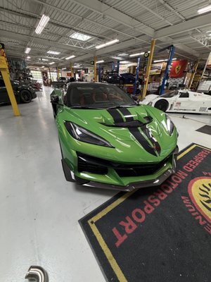 green corvette - Beautiful oppurtunity I was given green corvette - Beautiful oppurtunity I was given