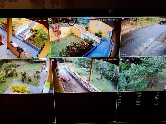 1st international job in Grenada - This is our first international security camera system done in Grenada. 6 4MEGAPIXEL IP camera setup, customer is now able to monitor her home from back in the USA 1st international job in Grenada - This is our first international security camera system done in Grenada. 6 4MEGAPIXEL IP camera setup, customer is now able to monitor her home from back in the USA