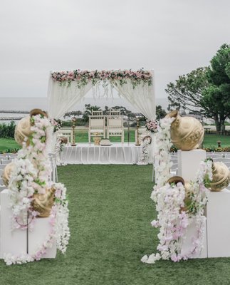 Indian Wedding (We did decor & coordination) - This Beautiful Indian Wedding stared with a Haldi and the ceremony and reception the following day. It was in Orange County and we did all of the decor and Coordination. All  vendors were secured and managed by us.