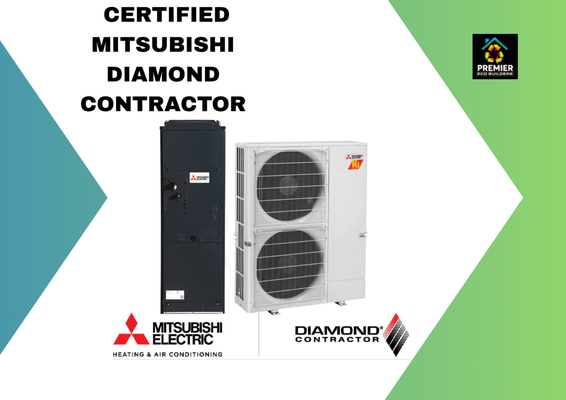 Mitsubishi diamond contractor - We are Mitsubishi diamond contractors and can offer 12 year warranty on all Mitsubishi installations