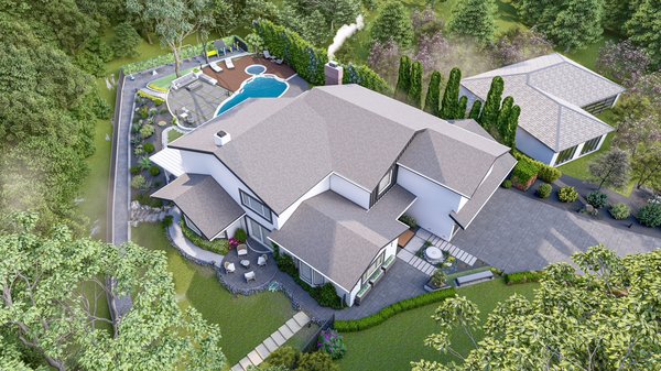 Thousand Oaks exterior 3D design - Introducing our remarkable 3D design project in Thousand Oaks! We had the incredible opportunity to craft a vision of the perfect exterior of home design that will leave you inspired.
In our 3D design, we envisioned a complete transformation of the front yard, incorporating elements that will truly elevate the home’s curb appeal. Picture this: a grand driveway that exudes elegance, seamlessly blending with the exterior of the home. The fresh, new siding paint breathes life into the façade, giving it a modern and inviting touch.
Now, let’s talk about the centerpiece of the design—a captivating water fountain that becomes a focal point, creating a sense of tranquility and charm. The side and backyard is carefully designed to accommodate a stunning barbecue area, where you can gather with loved ones and create lasting memories. And who can resist the allure of a cozy fire pit, where you can relax and unwind on beautiful evenings?
For those seeking a peaceful retreat, we’ve created a serene sitting area with a delightful deck that beckons you to indulge in moments of relaxation. The inclusion of planters filled with lush greenery adds a touch of natural beauty and freshness. Gravel pathways tie everything together, adding a charming texture to the landscape.
Our team poured their creativity and expertise into every aspect of the 3D design, ensuring that the yard becomes a stunning oasis that reflects your unique vision. We can’t wait to bring this design to life and make the dream outdoor space a reality.
Get ready to be amazed by the power of 3D design and the possibilities it holds for your yard. Contact us today to discuss how we can bring this vision to life and create the perfect outdoor sanctuary tailored just for you. Thousand Oaks exterior 3D design - Introducing our remarkable 3D design project in Thousand Oaks! We had the incredible opportunity to craft a vision of the perfect exterior of home design that will leave you inspired.
In our 3D design, we envisioned a complete transformation of the front yard, incorporating elements that will truly elevate the home’s curb appeal. Picture this: a grand driveway that exudes elegance, seamlessly blending with the exterior of the home. The fresh, new siding paint breathes life into the façade, giving it a modern and inviting touch.
Now, let’s talk about the centerpiece of the design—a captivating water fountain that becomes a focal point, creating a sense of tranquility and charm. The side and backyard is carefully designed to accommodate a stunning barbecue area, where you can gather with loved ones and create lasting memories. And who can resist the allure of a cozy fire pit, where you can relax and unwind on beautiful evenings?
For those seeking a peaceful retreat, we’ve created a serene sitting area with a delightful deck that beckons you to indulge in moments of relaxation. The inclusion of planters filled with lush greenery adds a touch of natural beauty and freshness. Gravel pathways tie everything together, adding a charming texture to the landscape.
Our team poured their creativity and expertise into every aspect of the 3D design, ensuring that the yard becomes a stunning oasis that reflects your unique vision. We can’t wait to bring this design to life and make the dream outdoor space a reality.
Get ready to be amazed by the power of 3D design and the possibilities it holds for your yard. Contact us today to discuss how we can bring this vision to life and create the perfect outdoor sanctuary tailored just for you.