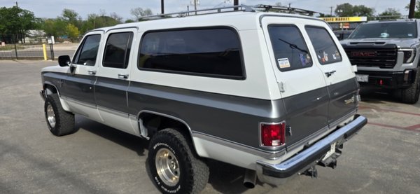 back to the streets - 1980s chevy restored completely inside and out. new molding crome strips ,all dents repaired primed,blockes and painted