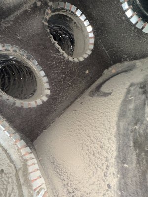 return box deep cleaning - the return is injecting the air to the a/c unit that's the reason it's getting dirty faster then the other areas of the a/c, replace your filters frequently and inspect it once in a year
