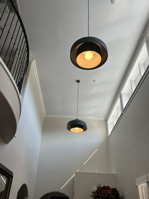 Replacing light fixtures. - We replaced multiple light fixtures in a beautiful greenwood Village property.