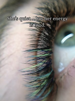 Neon UV Festival Lashes - enhance any lash extension set with decals or colored lashes