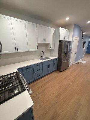 kitchen remodeling - Transform your kitchen into a beautiful, functional space designed around your lifestyle. Our kitchen remodeling services include custom cabinetry, modern countertops, updated flooring, efficient lighting, and high-quality finishes. From layout redesigns to final details, we focus on craftsmanship, smart storage solutions, and timeless style to create a kitchen that’s both practical and inviting.