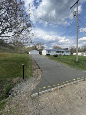 driveway - This driveway use to be dirt and gravel. We turned it into something beautiful by putting this driveway down for this very happy customer! driveway - This driveway use to be dirt and gravel. We turned it into something beautiful by putting this driveway down for this very happy customer!