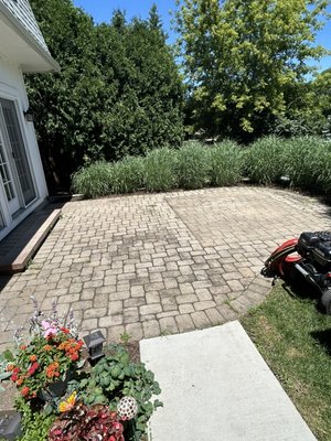 Paver Patio power washed/sand/seal 2024 - Paver Patio Nice And Clean. Paver Patio power washed/sand/seal 2024 - Paver Patio Nice And Clean.