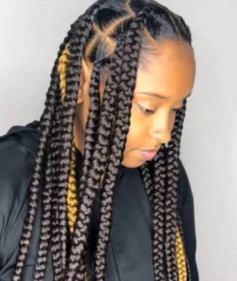 Goddess Braids - Goddess Braids
Embody the essence of African heritage with our stunning Goddess Braids. This timeless style features intricately woven braids adorned with golden highlights, evoking a sense of luxury and sophistication. Perfect for anyone looking to make a statement, our Goddess Braids are a beautiful way to celebrate cultural beauty and elegance. Goddess Braids - Goddess Braids
Embody the essence of African heritage with our stunning Goddess Braids. This timeless style features intricately woven braids adorned with golden highlights, evoking a sense of luxury and sophistication. Perfect for anyone looking to make a statement, our Goddess Braids are a beautiful way to celebrate cultural beauty and elegance.