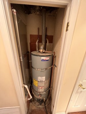 Water heater replacement - Provided and installed replacement water heater Water heater replacement - Provided and installed replacement water heater