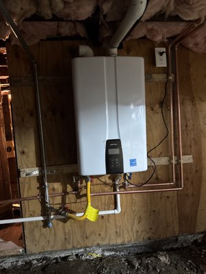 Tankless Water Heater Install - Here's a recent example of a Tankless Water Heater installation
Call Now, Free no obligation Estimates Tankless Water Heater Install - Here's a recent example of a Tankless Water Heater installation
Call Now, Free no obligation Estimates