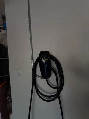 Tesla EV Charger - Installed this Tesla Wall Charger for the client .