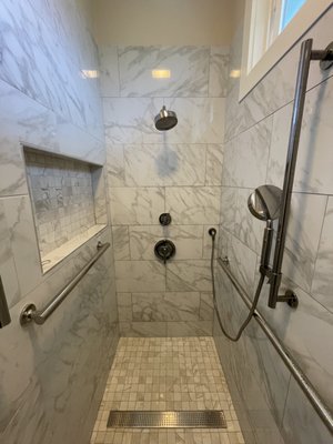 Ewa Gentry shower update - Out with the old shower and in with the new one. Ewa Gentry shower update - Out with the old shower and in with the new one.