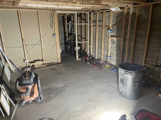 Basement remodel - This was the remodel of a basement studio apartment. It was the basement of a 1931 house that had never been finished. I completed it into a rentable apartment.