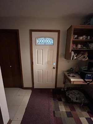 Door frame repair - Door and door frame removal and install