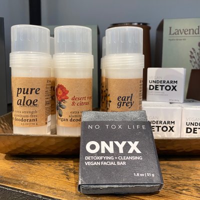 We carry NoTox Life products! - No Tox Life is an all natural, vegan line of products that are nearly all zero-waste. if you were a former customer of their Atwater store you can purchase their products at Homage now! We carry NoTox Life products! - No Tox Life is an all natural, vegan line of products that are nearly all zero-waste. if you were a former customer of their Atwater store you can purchase their products at Homage now!