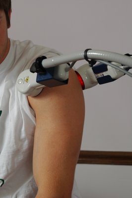 Cold Laser Therapy - An MR4 super-pulsed cold therapy device is used for non-invasive treatment of various new and old musculoskeletal pain conditions, including muscle spasms, arthritis, muscle strains, tendonitis, joint pain, and soft tissue injuries Cold Laser Therapy - An MR4 super-pulsed cold therapy device is used for non-invasive treatment of various new and old musculoskeletal pain conditions, including muscle spasms, arthritis, muscle strains, tendonitis, joint pain, and soft tissue injuries
