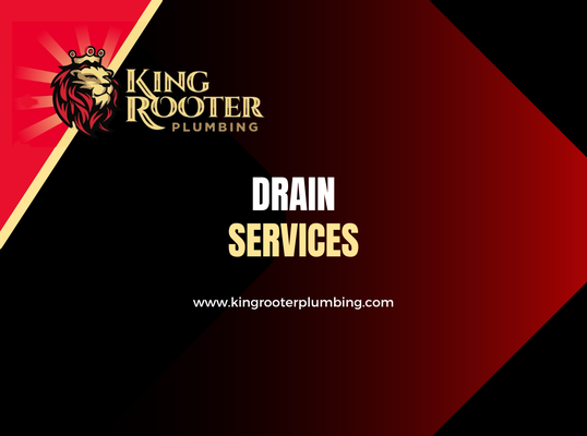 Drain Services - King Rooter & Plumbing specializes in complete drain services. We can clear your blocked or clogged drains, and repair damaged drains, or if a drain line is damaged beyond repair, we can replace your drains and pipes.