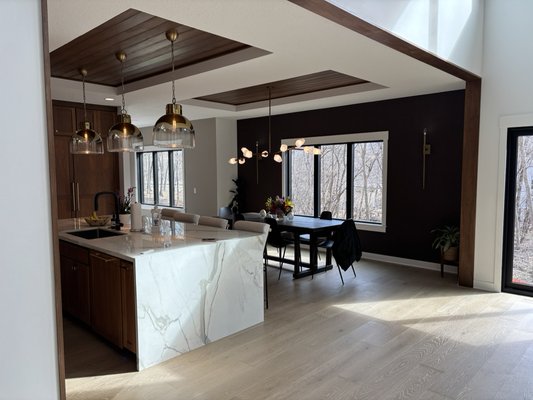 Swansons custom new build - This new construction home was a standout project and a privilege to be part of. The scope required completing all enamel finishes and interior painting within an ambitious two-week timeline—an aggressive schedule that demanded careful planning, efficiency, and attention to detail at every stage.

Despite the pace, the project was delivered on time without compromising the level of craftsmanship. These photos were captured on the final day during touch-ups, and seeing the home fully come together—especially once furnished and styled—is always one of the most rewarding aspects of this work.