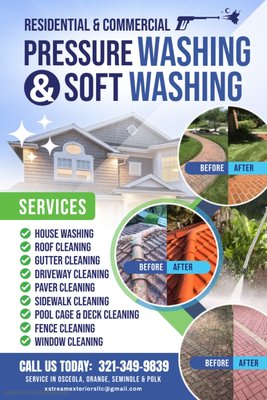 Pressure Washing Campaign - Commercial & Residential Pressure Washing Service. $99 Special on Sidewalk & Driveway. New Customers Get Additional 20%. Pressure Washing Campaign - Commercial & Residential Pressure Washing Service. $99 Special on Sidewalk & Driveway. New Customers Get Additional 20%.