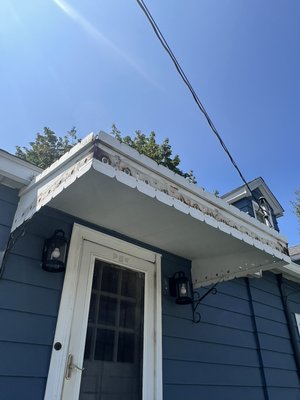 New seamless gutters - We replaced old gutters with new ones in Hellertown PA