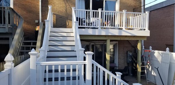 High Deck - Beautiful high deck with steps