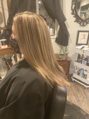 Hair highlights - Hair high lighting and low lighting done by Sabrina at Sabrina styles ! Located in Pine Grove CA. With my RDA back ground I am able to provide you with a safe and clean salon to keep everyone safe during this pandemic. Trained in disinfection and disease control as well as taking only one person at a time and mask wearing . Making
It safe for those who still want to get their hair done ! Hair highlights - Hair high lighting and low lighting done by Sabrina at Sabrina styles ! Located in Pine Grove CA. With my RDA back ground I am able to provide you with a safe and clean salon to keep everyone safe during this pandemic. Trained in disinfection and disease control as well as taking only one person at a time and mask wearing . Making
It safe for those who still want to get their hair done !