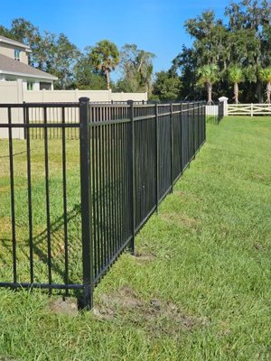 Aluminum Fence - we will install and repair vinyl, chain link, aluminum, and wood fences.